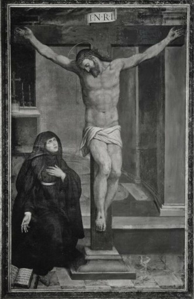 santa brigida adorazione crocifisso
