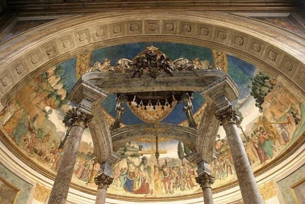 santa croce in gerasulemme abside sant'anna