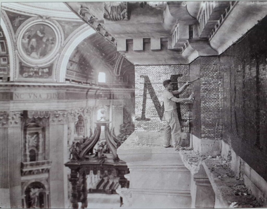 mosaici basilica san pietro roma