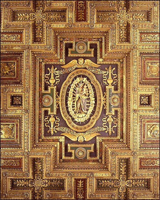 soffitto santa maria aracoeli roma